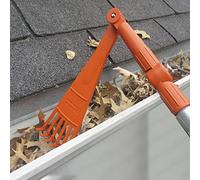 EZ Smart Mini râteau, idéal pour enlever Les Feuilles et Les Branches des toits, gouttières et Autres Zones Hors de portée où Les débris s'accumulent.