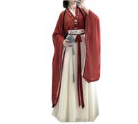 Ez-sofei Costume traditionnel chinois pour femme - Robe Hanfu (rouge-E, XL)