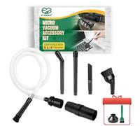 EZ SPARES Lot de 7 Micro Accessoires universels pour aspirateur avec Mini Brosse pour Clavier et suceur