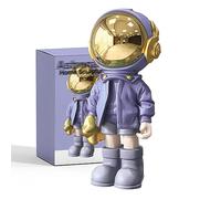 EZ4ENCE Statuette d'astronaute - Décoration pour la Maison - Décoration d'étagère - Masque en métal Cool - Décoration de Table - Grande Figurine d'astronaute