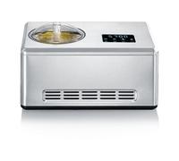 Severin Sorbetière 2-en-1 EZ 7406, 180 W, inox, 2 récipients, livre de recettes, argent