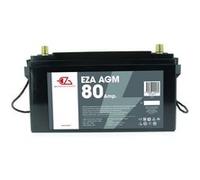 EZA Batterie Auxiliaire AGM 80Ah Etanche et Sans Entretien Camping-Car