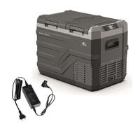 EZA Glacière à compression Blizz-E Dual 31 litres Camping-car + EZA Adaptateur 12/220 Volts