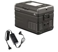 EZA Glacière à compression Blizz-E Flex 56 litres Camping-car + Adaptateur 12/220 Volts