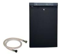 EZA Réfrigérateur à Absorption à Poser 3 Ways 100L 12V 230V et Gaz Camping-car + Flexible Basse Pression 150CM