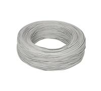 EZAGBPJK Câble électronique en cuivre étamé résistant à la chaleur, fil de silicone haute tension UL3239 1/5 m 3 kV perfection(Grey,1 meter -24AWG)