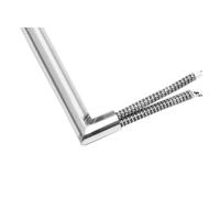 EZAGBPJK Cartouche chauffante coudée de 18 mm en acier inoxydable, élément chauffant tubulaire électrique 220 V, 500 W/1000 W perfection(1000W L200MM)