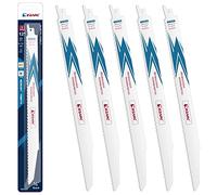 EZARC Lame de scie sabre en bois et métal 300mm de démolition 10TPI R1230DM (5-Pack)