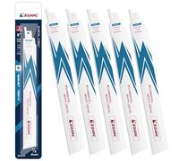 EZARC Lame de scie sabre pour la Coupe de Métal Lourd 225mm 14TPI R926PM+ (5-Pack)