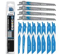 EZARC Lames de Scie Sabre, 12-Piece pour Bois et Métal avec Boîte de Rangement