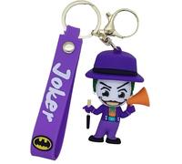 EZB Porte-clés avec personnage Joker Batman | Idée cadeau originale pour hommes, femmes, garçons et filles | Le porte-clés Joker, violet, taille unique
