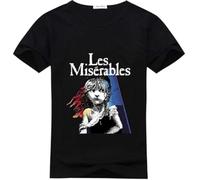 EZCASE Fashion Printing Customized Les Miserables Logo Women's Classic T-T-Shirts à Manches Courtes(X-Large)