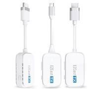 EZCast Kit émetteur et récepteur sans fil - Émetteur HDMI & Type-C et récepteur HDMI, latence ultra-faible, Plug & Play pour PC, ordinateur portable, projecteur