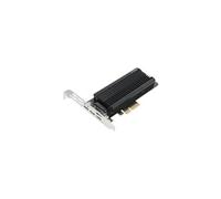EZConvert Ex Pro - Adaptateur d'interface - M.2 - M.2 NVMe Card - PCIe 3.0 x4 - noir, argent