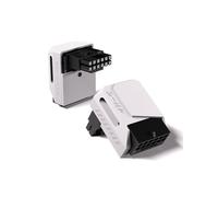 EZDIY-FAB Adaptateur PCIe 5.1-600W 12+4pin,16pin 12VHPWR GPU Power Connector,12V-2x6 GPU Adapter,Angle Droit 90 degrés - Compatible avec RTX 3090Ti, 4070Ti, 4080, 4090 GPU - Type STD, Blanc, 1 Pack