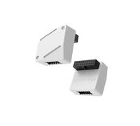 EZDIY-FAB Adaptateur USB 3.2 Gen 1 / USB 3.0 pour Panneau Avant, connecteur 19 Broches vers Type-E à 90°, convertisseur pour connecteur Interne de Carte mère, Blanc - RVS