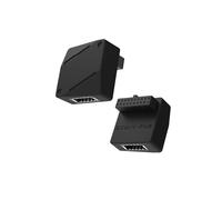 EZDIY-FAB Adaptateur USB 3.2 Gen 1 / USB 3.0 pour Panneau Avant, connecteur 19 Broches vers Type-E à 90°, convertisseur pour connecteur Interne de Carte mère, Noir - STD