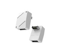 EZDIY-FAB Adaptateur USB 3.2 Type-E en L 90°, convertisseur USB-C Carte mère pour Panneau Avant, mâle vers Femelle, supporte 10Gbps et 20Gbps, Blanc STD