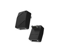 EZDIY-FAB Adaptateur USB 3.2 Type-E en L 90°, convertisseur USB-C Carte mère pour Panneau Avant, mâle vers Femelle, supporte 10Gbps et 20Gbps, Noir RVS