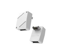 EZDIY-FAB Adaptateur USB 3.2 Type-E en L 90°, convertisseur USB-C Carte mère pour Panneau Avant, mâle vers Femelle, supporte 10Gbps et 20Gbps, Blanc RVS