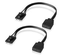 EZDIY-FAB Câble adaptateur pour Corsair RGB HUB, Lighting Node CORE, Commander CORE et iCUE Commander CORE XT, Smart RGB Lighting, connexion à tous les appareils ARGB 5V 3 broches (2 x 10cm)