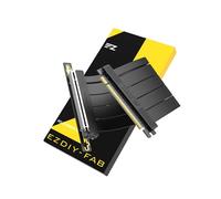 EZDIY-FAB Câble élévateur PCIE 5.0, ultra flexible 128 Go/s bande passante GPU, support vertical pour RTX 5090 4090 & RX 9000, rétrocompatible PCIE 4.0/3.0, angle droit, 20 cm, noir