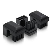 EZDIY-FAB Carte d'adaptateur d'alimentation de connecteur d'angle de 180 degrés GPU VGA PCIe 8 Broches U Turn pour Carte Graphique de Bureau-Type inversé 3-Pack