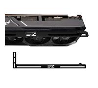 EZDIY-FAB Carte Graphique GPU pour Le Support Carte Vidéo Sag Support/Holster Bracket,Aluminium Anodisé Aérospatiale,Simple ou Double Emplacement pour Cartes-Noir