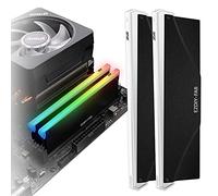 EZDIY-FAB Lot de 2 refroidisseurs de mémoire RAM ARGB 5 V DDR pour jeu PC MOD DDR3 DDR4 (compatible avec ASUS Aura Sync, Gigabyte RGB Fusion et MSI Mystic Light Sync) - PI061