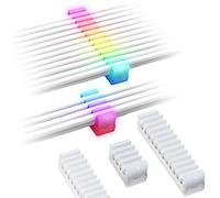 EZDIY-FAB Peignes de câble RGB - Peignes à LED RVB 2X 24 Broches et 6X 8 Broches pour la Gestion des câbles avec contrôle RF