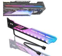 EZDIY-FAB Support de carte graphique ARGB, support GPU, carte vidéo RVB Sag-Sync avec carte mère 5 V 3 broches