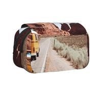 EZDLOWVBA Arches National Park Trousse à crayons grande capacité avec 2 compartiments Porte-stylos Organiseur Sac de papeterie