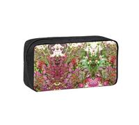 EZDLOWVBA Burning Bush with Red Berries Print Portable Student Kids Pencil Case Pen Bag Durable Stationery Pouch Holder