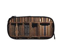 EZDLOWVBA Jolie trousse à crayons avec fermeture éclair pour étudiants - Pour fille et fils, Noir , One Size, Trousse de beauté