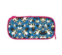 EZDLOWVBA Jolie trousse à crayons avec fermeture éclair pour garçons et filles - Motif voitures - Pour filles et fils, rose, One Size, Trousse de beauté
