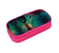 EZDLOWVBA Jolie trousse à crayons avec imprimé aurore pour garçons et filles avec fermeture éclair pour étudiants, trousse à crayons pour fille, fils, bureau, rose, One Size, Trousse de beauté