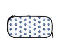 EZDLOWVBA Jolie trousse à crayons avec imprimé mauvais yeux pour garçons et filles avec fermeture éclair pour étudiants, trousse à crayons pour fille, fils, bureau, Noir , One Size, Trousse de beauté