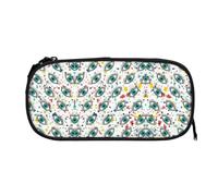 EZDLOWVBA Jolie trousse à crayons avec imprimé mauvais yeux pour garçons et filles avec fermeture éclair pour étudiants, trousse à crayons pour fille, fils, bureau, Noir , One Size, Trousse de beauté