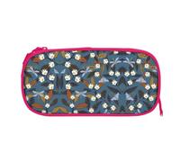 EZDLOWVBA Jolie trousse à crayons avec imprimé nature sauvage pour garçons et filles avec fermeture éclair pour étudiants, trousse à crayons pour fille, fils, bureau, rose, One Size, Trousse de beauté