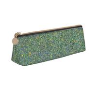 EZDLOWVBA Jolie trousse à crayons en cuir avec imprimé de roses sous les arbres pour filles et garçons, boîte de rangement pour fournitures scolaires et de bureau