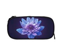 EZDLOWVBA Jolie trousse à crayons rectangulaire avec imprimé mandala pour garçons et filles avec fermeture éclair pour étudiants, trousse à crayons pour fille, fils, bureau, Noir , One Size, Trousse