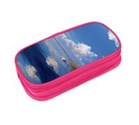 EZDLOWVBA Lake_Swan - Jolie trousse à crayons avec fermeture éclair pour étudiants pour filles et garçons, rose, Taille unique, Trousse de beauté