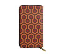 EZDLOWVBA Shining Overlook Portefeuille imprimé pour femmes, grande capacité d'embrayage pour femmes et hommes portefeuille liquidation porte-cartes de crédit sac à main PU, Noir , Taille unique
