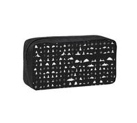EZDLOWVBA Trousse à crayons avec imprimé arbres noirs et blancs pour garçons et filles - Pour l'école secondaire - Trousse à crayons pour le bureau, l'université