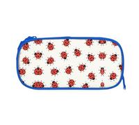 EZDLOWVBA Trousse à crayons avec motif moucheté infini pour garçons et filles - Jolie trousse à crayons avec fermeture éclair pour étudiants - Trousse à crayons pour fille et fils, bleu, One Size
