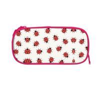 EZDLOWVBA Trousse à crayons avec motif moucheté infini pour garçons et filles - Jolie trousse à crayons avec fermeture éclair pour étudiants - Trousse à crayons pour fille et fils, rose, One Size