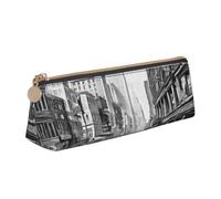 EZDLOWVBA Trousse à crayons en cuir avec imprimé Love from New York pour filles et garçons