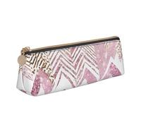 EZDLOWVBA Trousse à crayons en cuir avec joli motif imprimé pailleté pour filles et garçons, boîte de rangement pour fournitures scolaires et de bureau