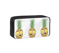EZDLOWVBA Trousse à crayons portable avec imprimé ananas Be A Ananas pour enfants, trousse à crayons, pochette de papeterie durable, pochette de capacité