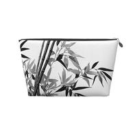 EZDLOWVBA Trousse de maquillage avec impression calligraphie chinoise pour sac à main, organiseur de maquillage pour sac à main, pochette de beauté étanche pour femmes et filles, Argenté., Taille